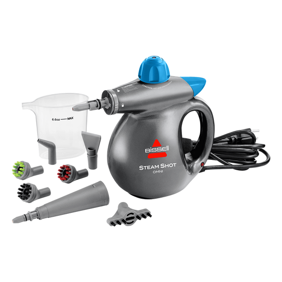 BISSELL Steam Shot Omni 4171 con los accesorios que aparecen en la imagen de la página del modelo exacto