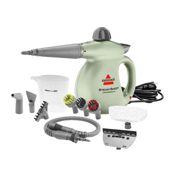 BISSELL Steam Shot OmniReach 4171L con los accesorios que aparecen en la imagen de la página del modelo exacto
