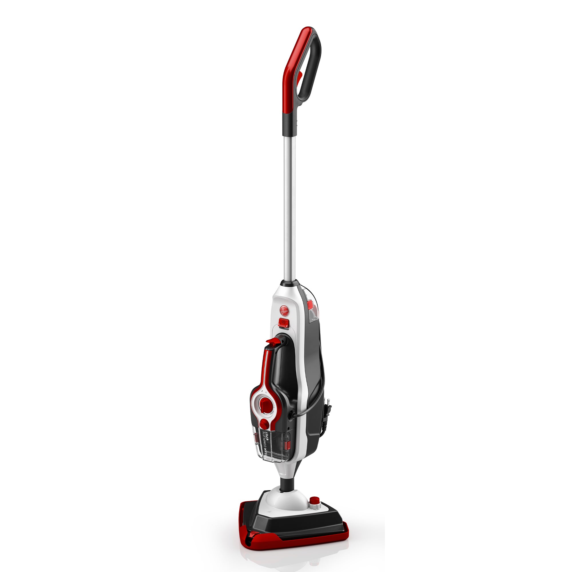 Hoover Steam Complete Pet WH21000 shown in its upright floor-mop arrangement